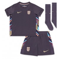 Camisa de time de futebol Inglaterra Replicas 2º Equipamento Infantil Europeu 2024 Manga Curta (+ Calças curtas)